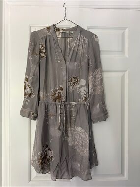 Aritzia Babaton Bennett Silk Floral Dress